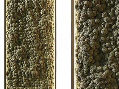 Detailed Microscopic View of Flower Surface With Dense Textured Particles 3d model