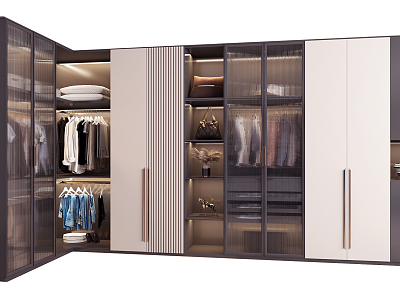 Modern Wardrobe Cloakroom model