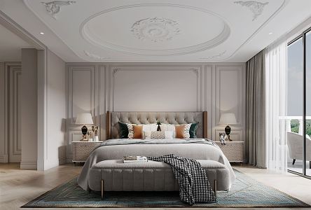 French Bedroom 3d model