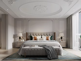 French Bedroom 3d model