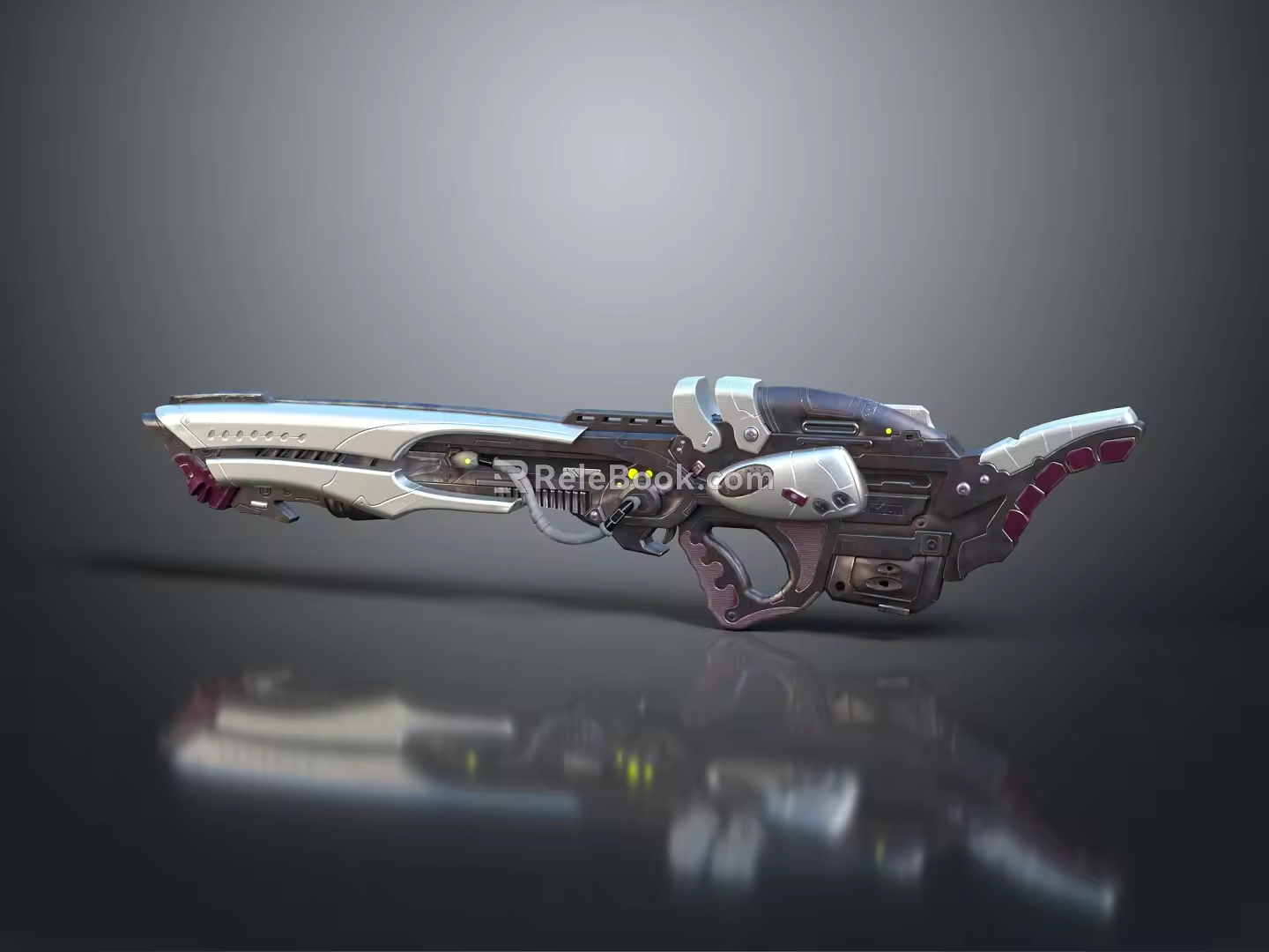 Modern Sci-Fi Gun Sci-Firearms Sci-Fi Game Gun Games Firearms Game Gun 3d model