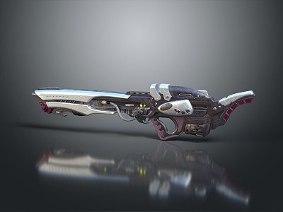 Modern Sci-Fi Gun Sci-Firearms Sci-Fi Game Gun Games Firearms Game Gun 3d model