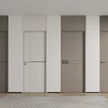 Modern Swing Doors In Various Colors With Wooden Texture For Interior Design