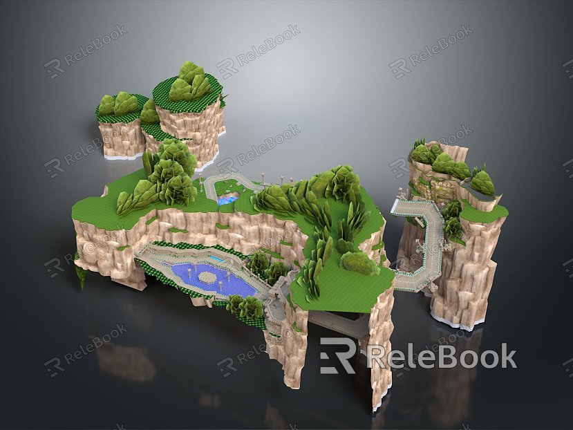 Game Environment Game Scene Fairy Tale Scene Fairy Tale Magic Scene Magic Item Fantasy Scene model