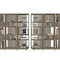 Modern Bookshelf 3d model