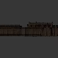 Wooden Fence Panels With Various Designs And Different Lengths