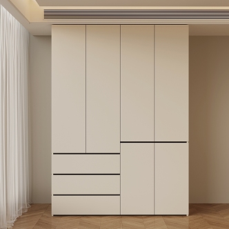 Modern wardrobe 3d model