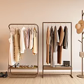 Clothes Racks with Hanging Clothes Tree Shaped Hanger Hat Bag and Shoes