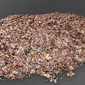 Pile of Dry Brown Autumn Leaves Showing Natural Texture and Ground Cover