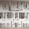Various Modern Shower Heads With Stainless Steel Design And Wall Mounted Options