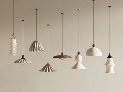 Middle ancient chandelier bedside chandelier restaurant chandelier bedroom chandelier 3d model