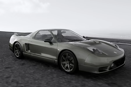 sports car honda nsxr 3d model