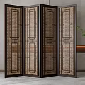 Screen partition 3d model