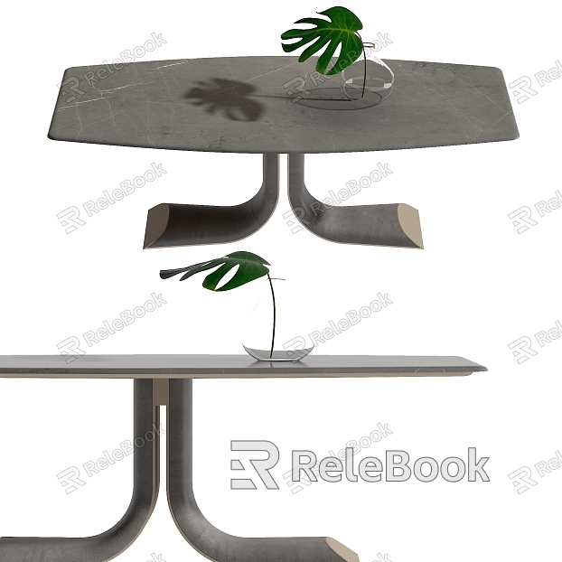 Modern dining table model