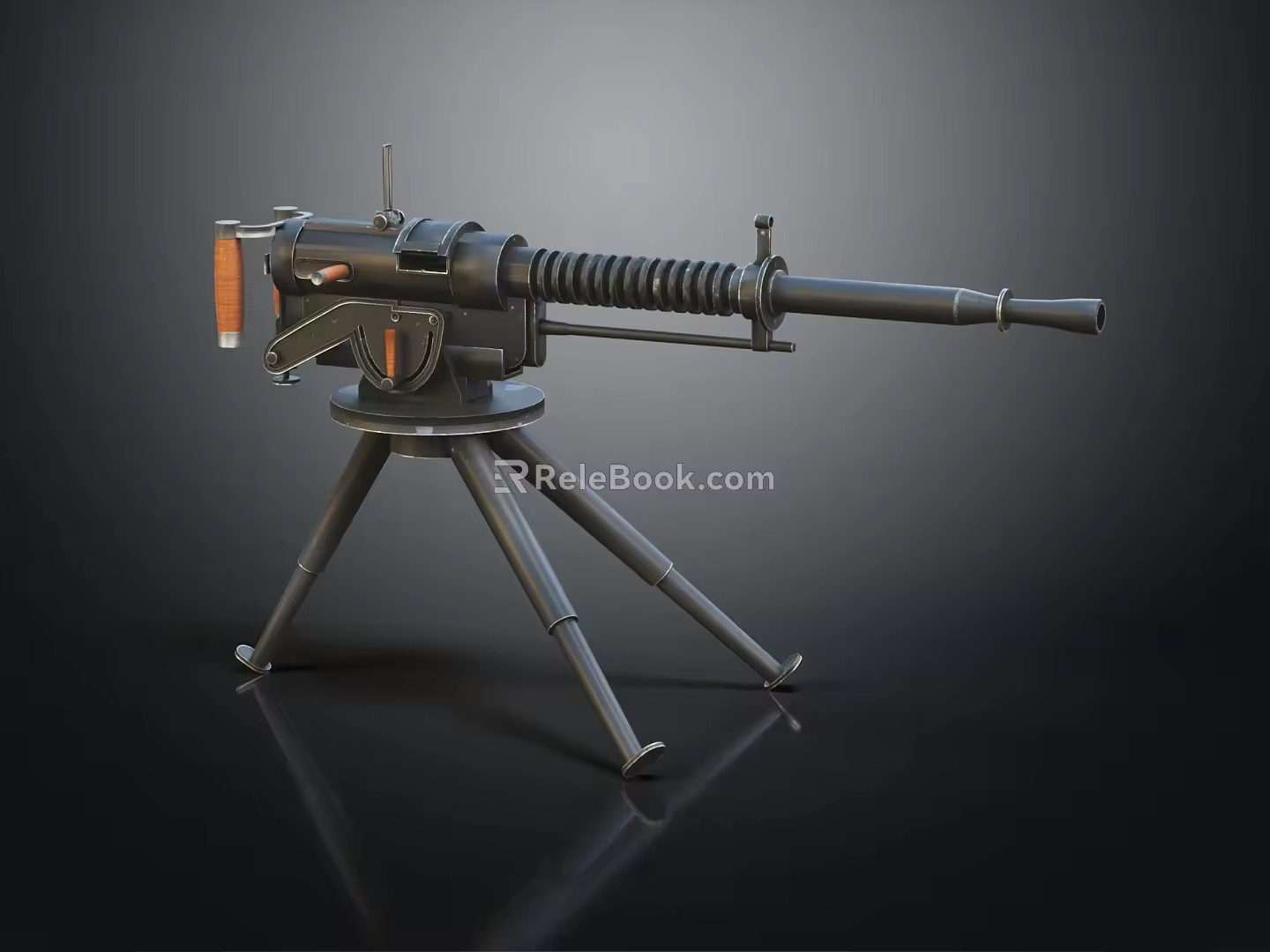 Modern Machine Gun Sci-Firearms 3d model
