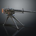 Modern Machine Gun Sci-Fi Firearms 3d model