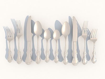 Modern Tableware 3d model