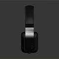 Modern Wireless Headphones With Black Red And Blue Accents For Audio Electronics