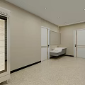 Elegant Modern Beauty Spa Interior With Reception Desk Cozy Seating And Plants