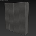 Soft bag wardrobe 3d model