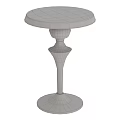 Modern Dining Table With Polished Metal Pedestal And Round Tabletop Design