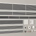 Various Styles Of Air Conditioner Vents With Grille And Round Designs For Home Interior