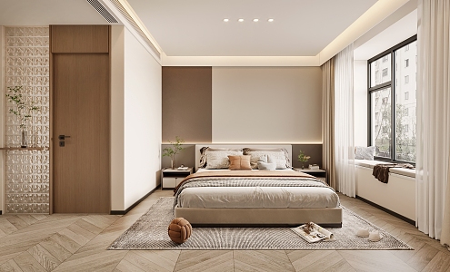 Modern Bedroom 3d model