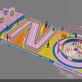 Fun Interactive Zone With Colorful Maze Spring Bed And People Activities In 2025 Things Space