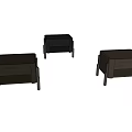 AnaRoque bedside table combination 3d model
