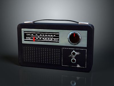 Radio Portable Radio Desk Radio Full Band Radio AC Radio 3d model