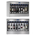 Stainless Steel Wine Cooler Kitchen Appliance With Multiple Bottle Storage Design 3d model