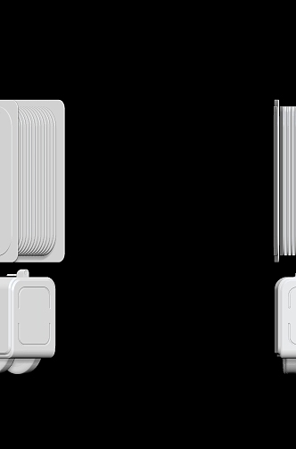 Modern mobile heating machine 3d model