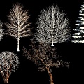 Tree Snow Tree Winter Tree Autumn Winter Tree Landscape Tree Dead Tree 3d model