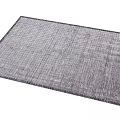 Modern Gray Square Rug with Grid Pattern for Contemporary Home Decor 3d model