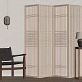 Modern Screen Modern Screen Partition Plain Screen 3d model