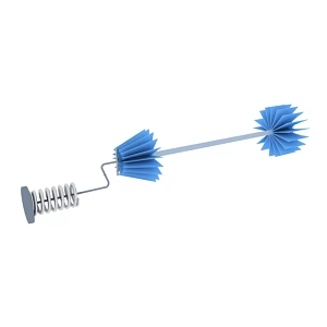 Modern industrial equipment parts spring turbine rotating spiral industrial parts equipment electrical equipment hydraulic shaft iron steel 3d model