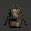 Camouflage Military Style Travel Suitcase With Durable Carry Handle And Canvas Material