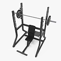 Professional Weight Bench Press Equipment With Barbell Weight Plates And Adjustable Seat
