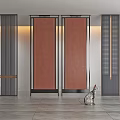 New Chinese Partition Screen 3d model