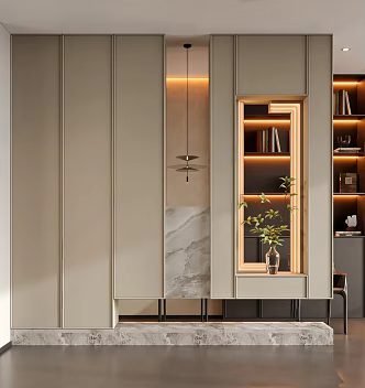 Modern Entrance 3d model