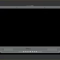 Silver Laptop With Blue Screen Display VPR Logo And White Keyboard Red Accents