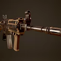 Realistic Assault Rifle 3D Model 3d model