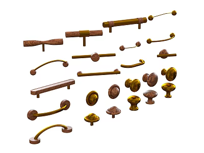 Middle Ancient Handhandle Modern Middle Ancient Handhandle 3d model