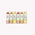 Bottled Tea Drinks With Various Flavors In Six Different Bottles Arrangement 3d model