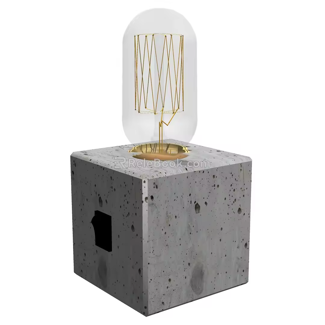 Modern table lamp 3d model