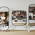 Modern mirror Full-length mirror 3d model