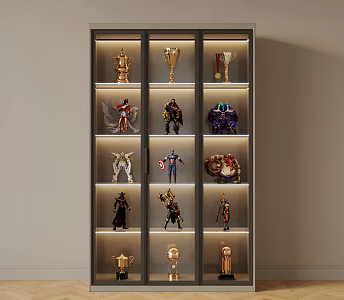 Decorative Cabinet Ornaments Trophy 3d model