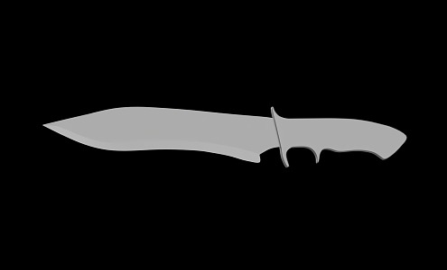 Modern knife 3d model