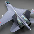 Advanced Gray Fighter Jet With Sharp Nose Canopy Twin Tail Fins And Weapon Pylons