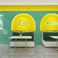 Green Building Exterior of Kids Painting Studio With Balloons and Football Decoration